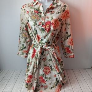 Ellison Floral Tunic Top